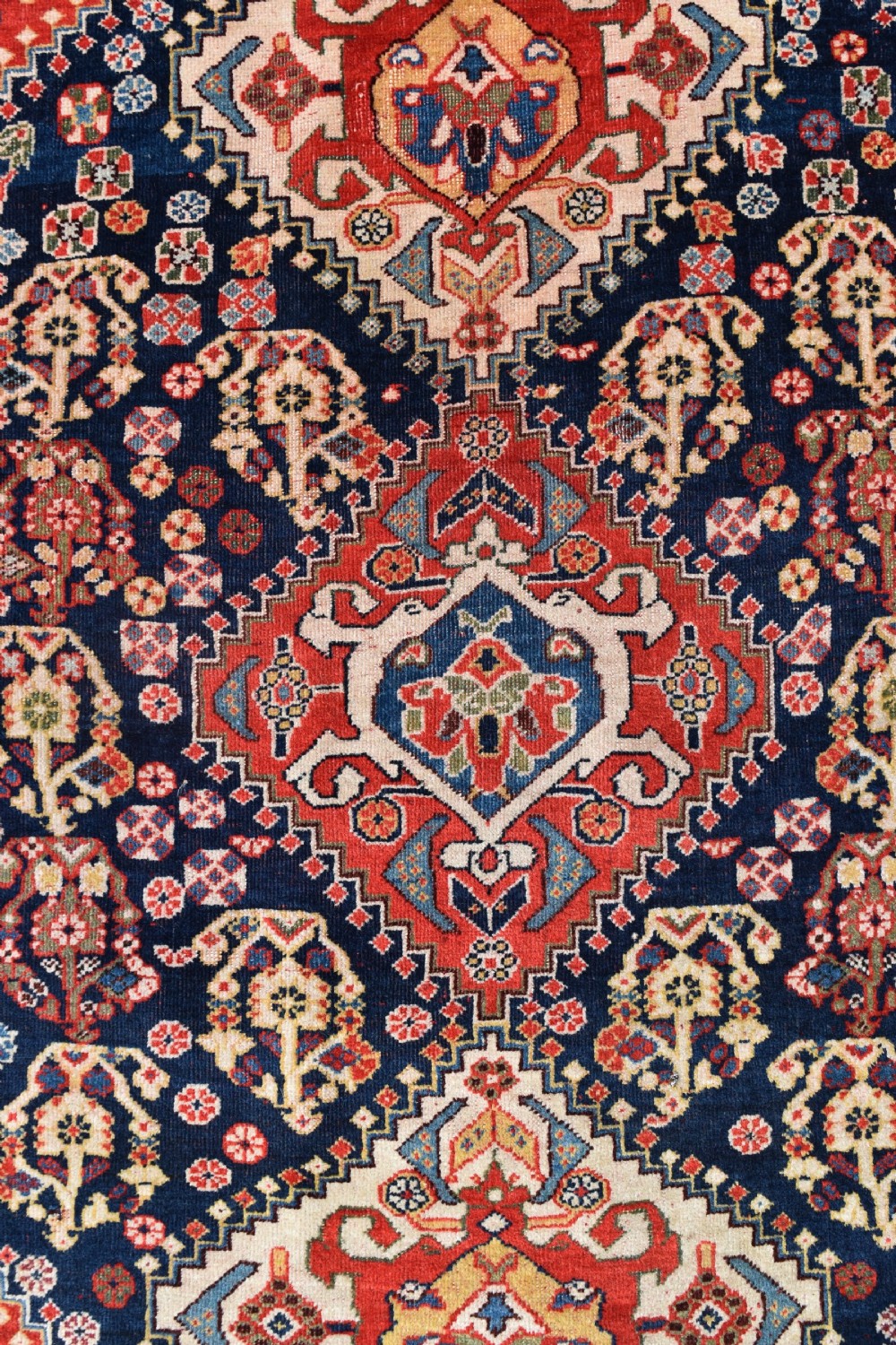 Fine antique Qasgai tribal rug 158x115 CM View III