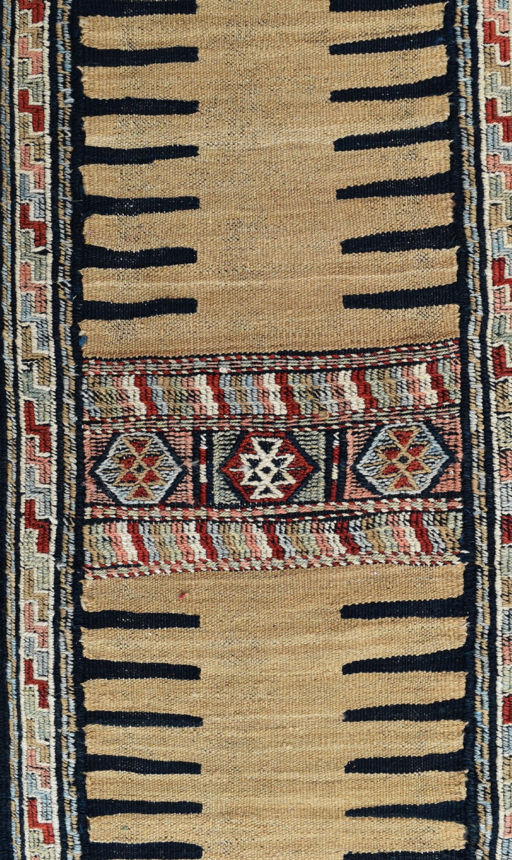 Old Quchan Kurd very long narrow kilim runner 495x46cm View III