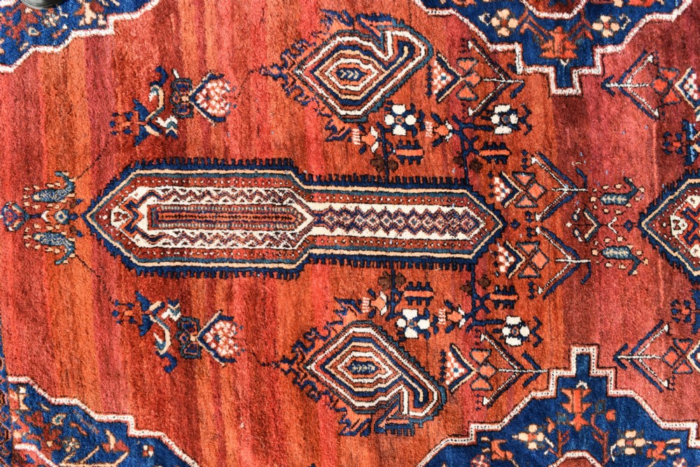 Old Afshar tribal carpet 305x209 cm View II