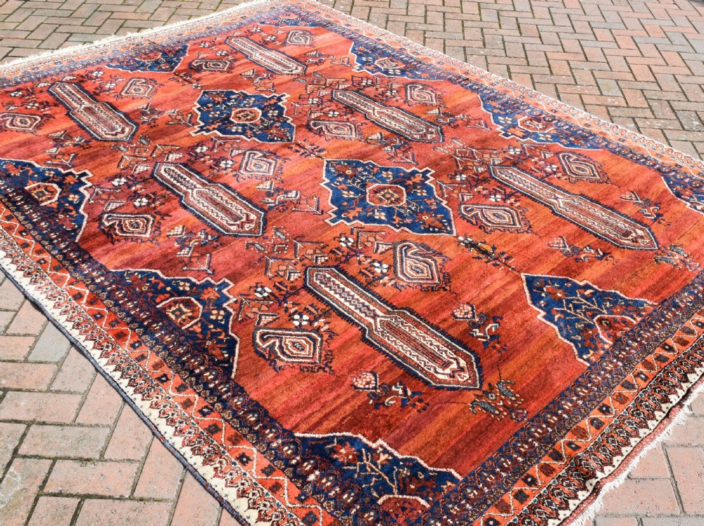 Old Afshar tribal carpet 305x209 cm View III