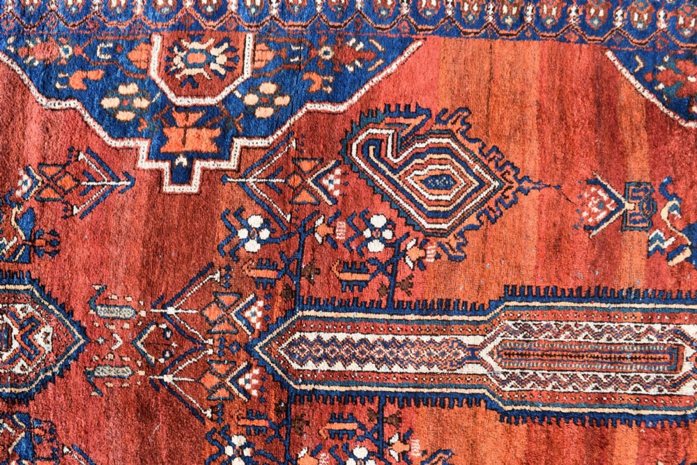 Old Afshar tribal carpet 305x209 cm View IX