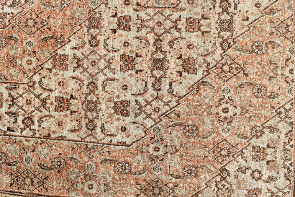 Antique Tabriz roomsize carpet 378x270 cm View II