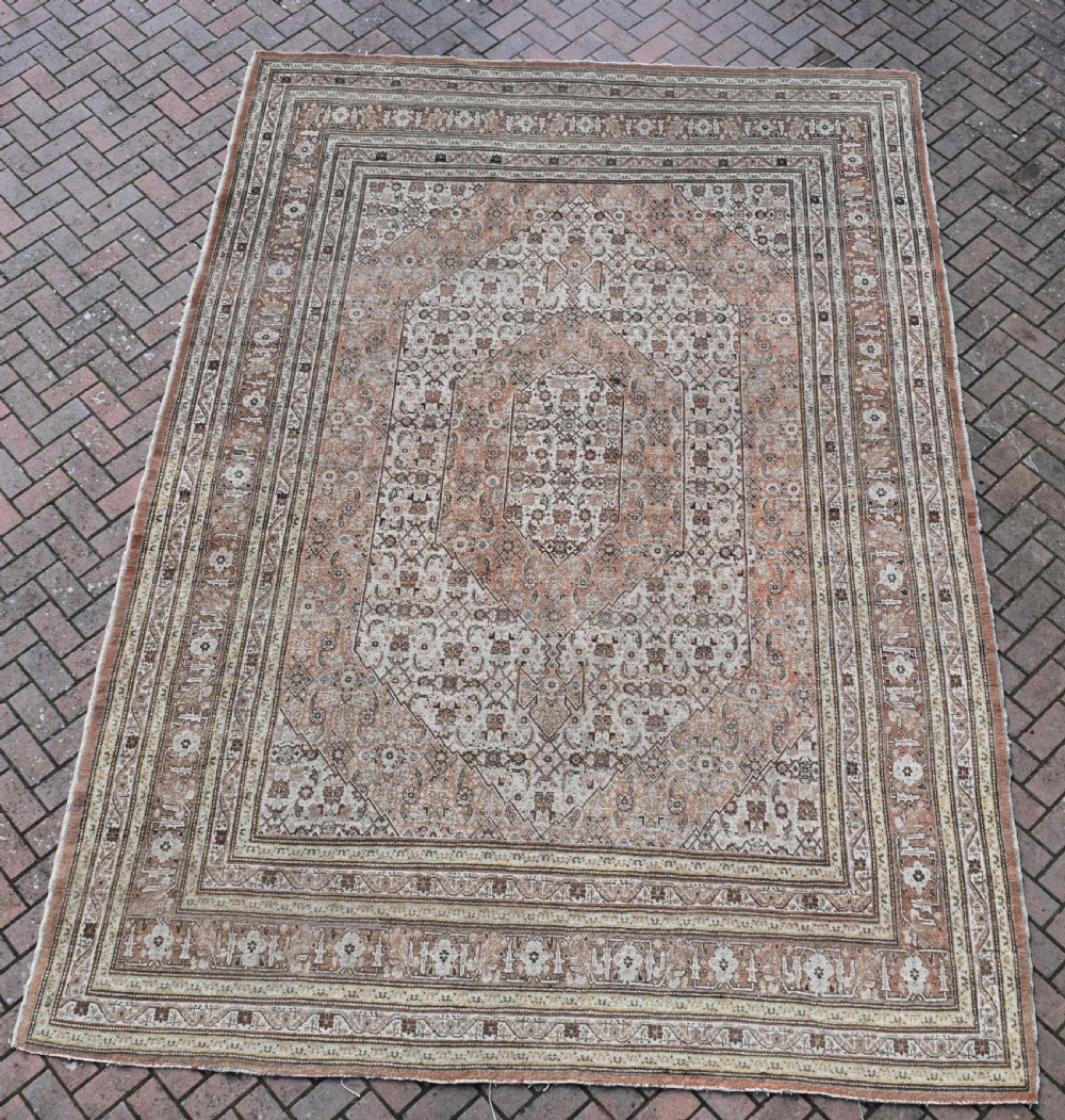 Antique Tabriz roomsize carpet 378x270 cm View VI