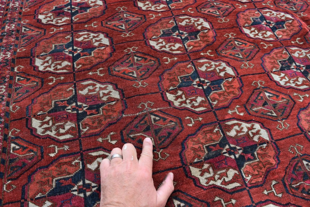 Antique Tekke Turcman main carpet 280x208 cm View III
