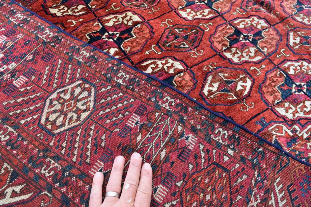 Antique Tekke Turcman main carpet 280x208 cm View VI
