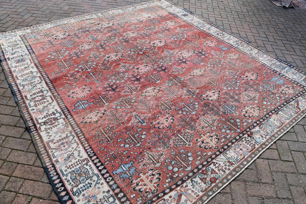 Antique Bakshaish square roomsize carpet 399x307 cm View II