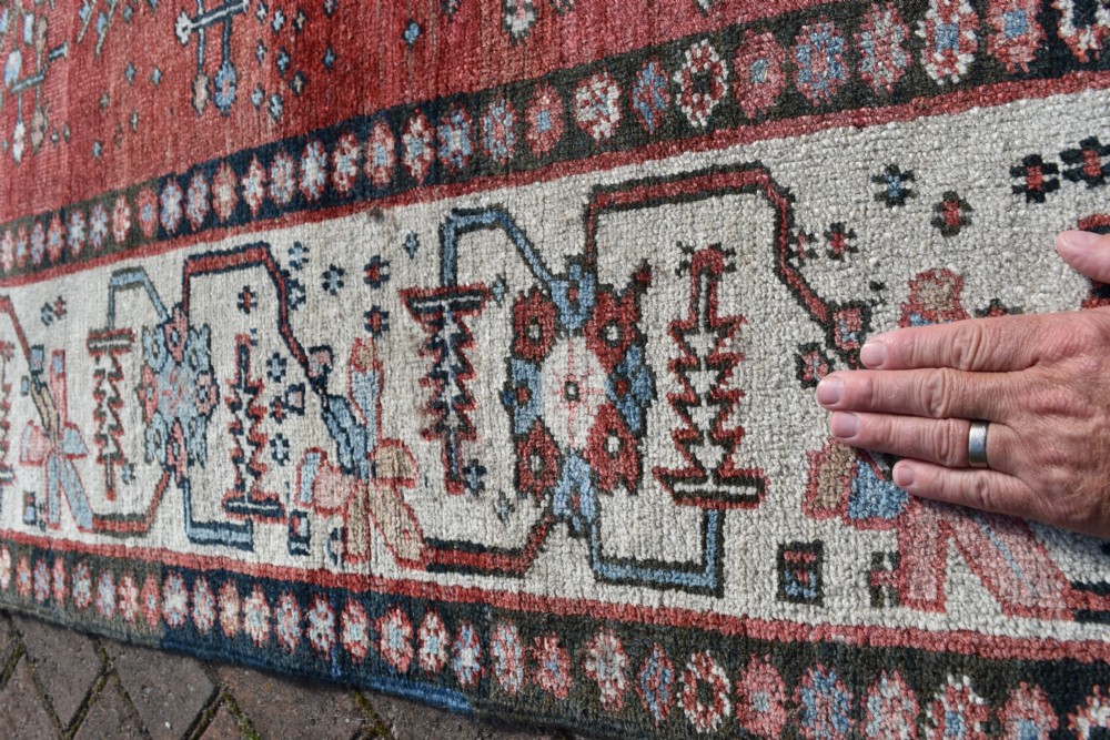 Antique Bakshaish square roomsize carpet 399x307 cm View V