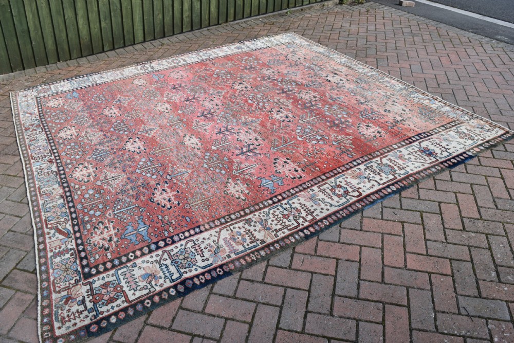 Antique Bakshaish square roomsize carpet 399x307 cm View VI
