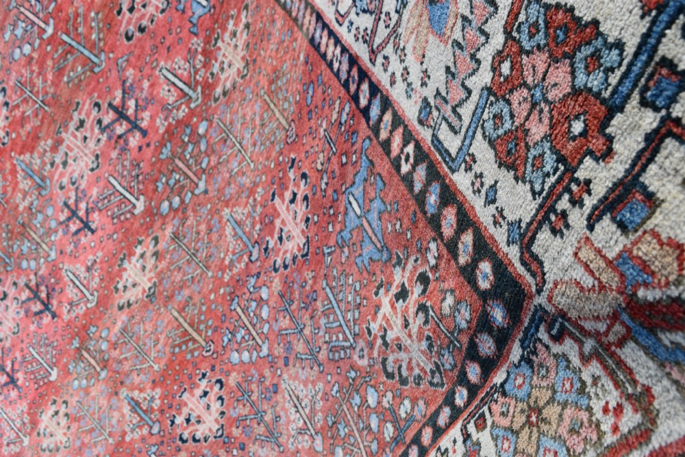 Antique Bakshaish square roomsize carpet 399x307 cm View IX