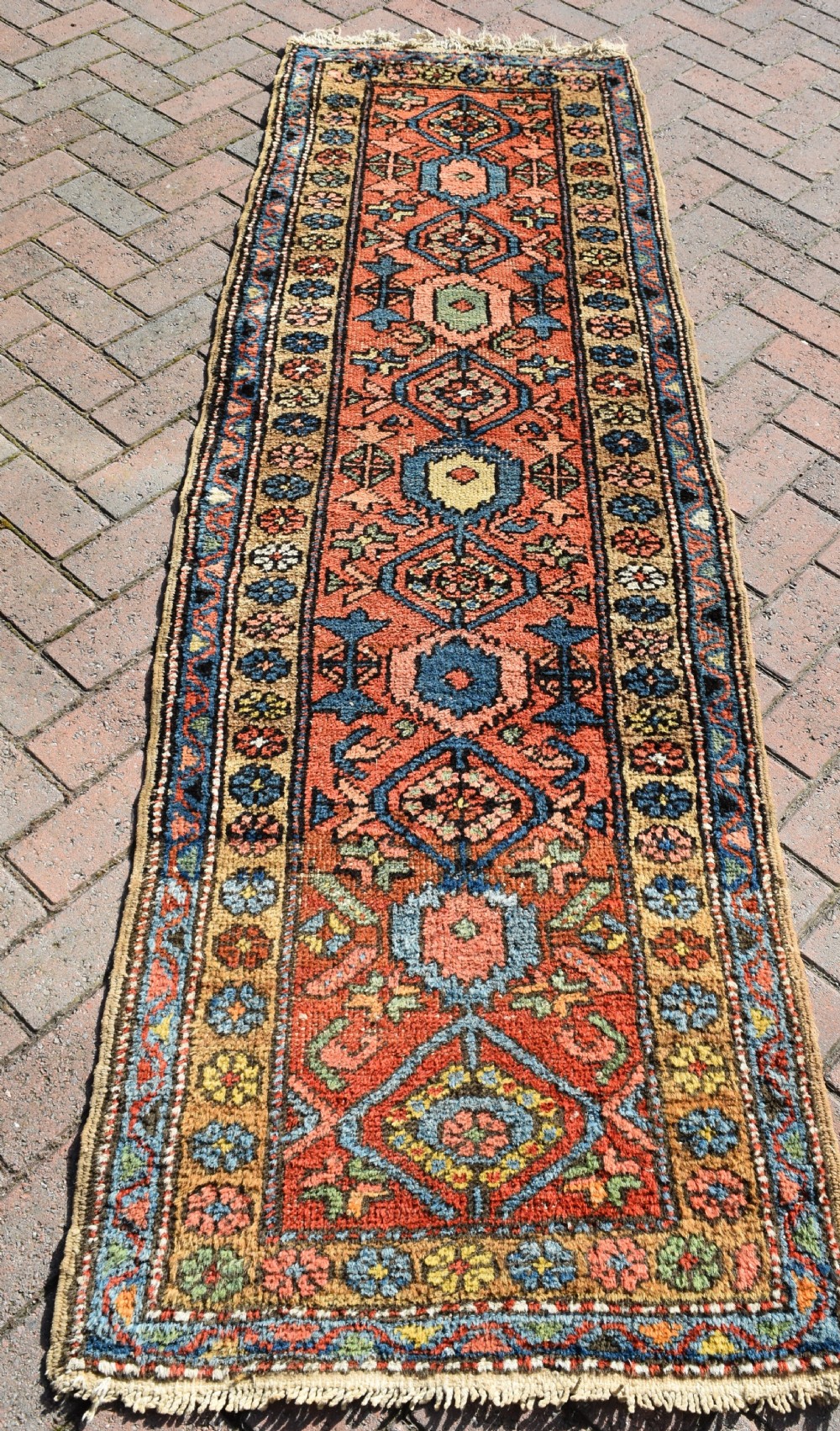 Antique Gorravan narrow runner 238x72cm