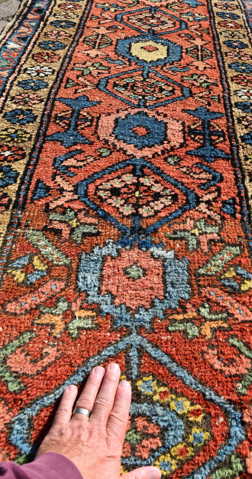 Antique Gorravan narrow runner 238x72cm View VI