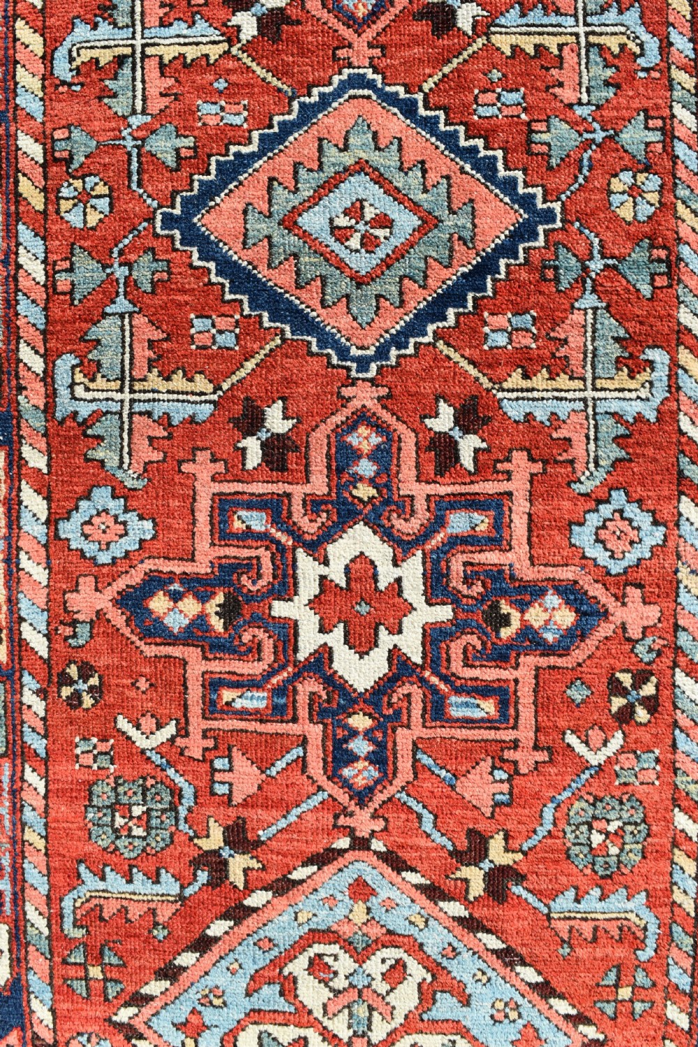 Good antique Heriz runner 383x97cm View III