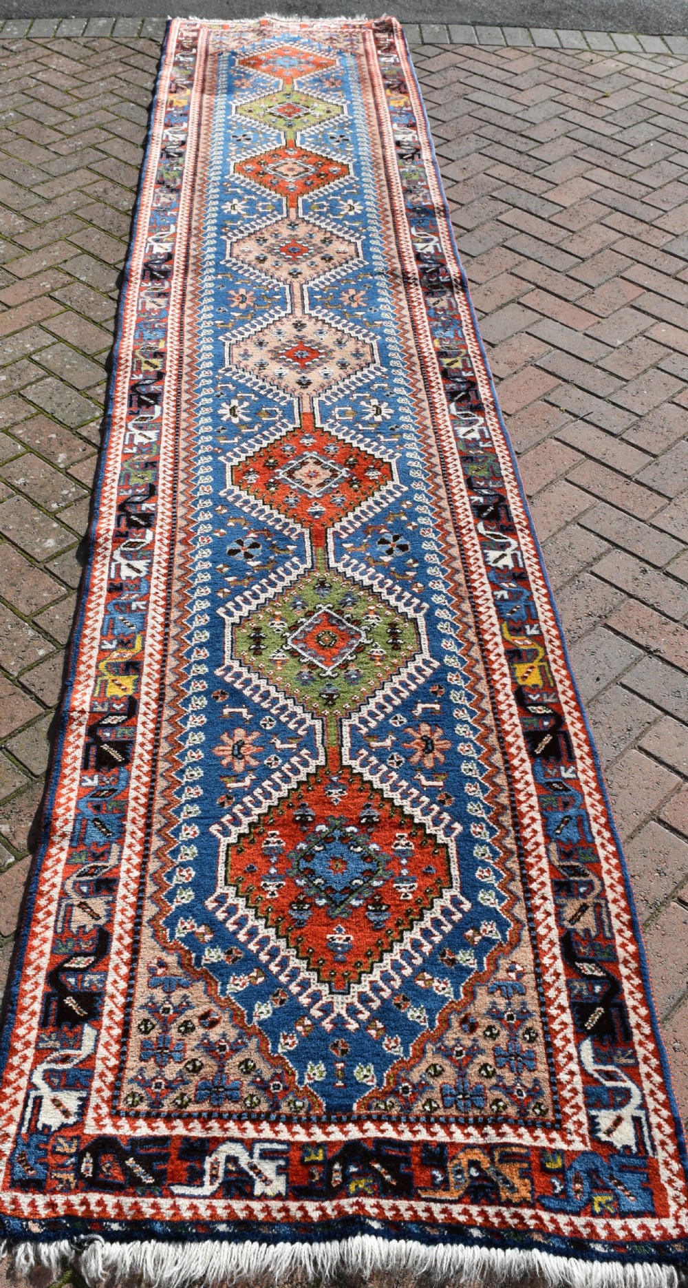 Old Yallameh long narrow runner 408x84 cm