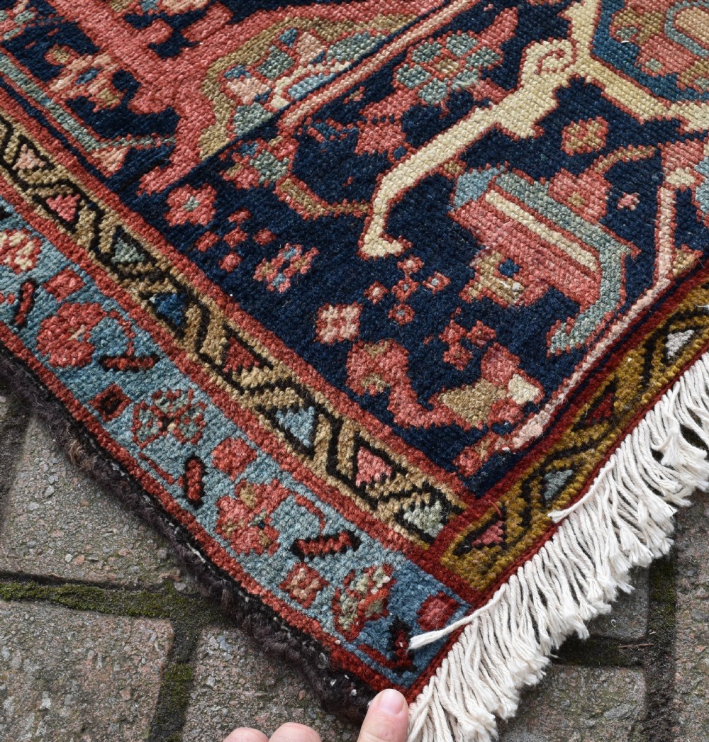 Good antique Heriz carpet 390x297cm View VIII