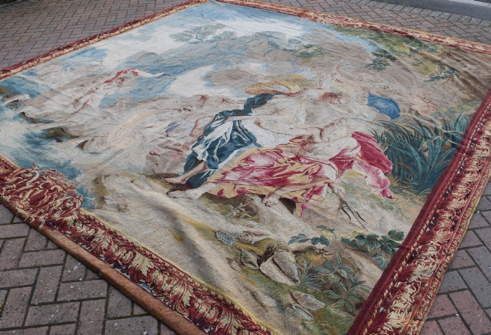 Very fine Flemish tapestry depicting Neptune  View VI