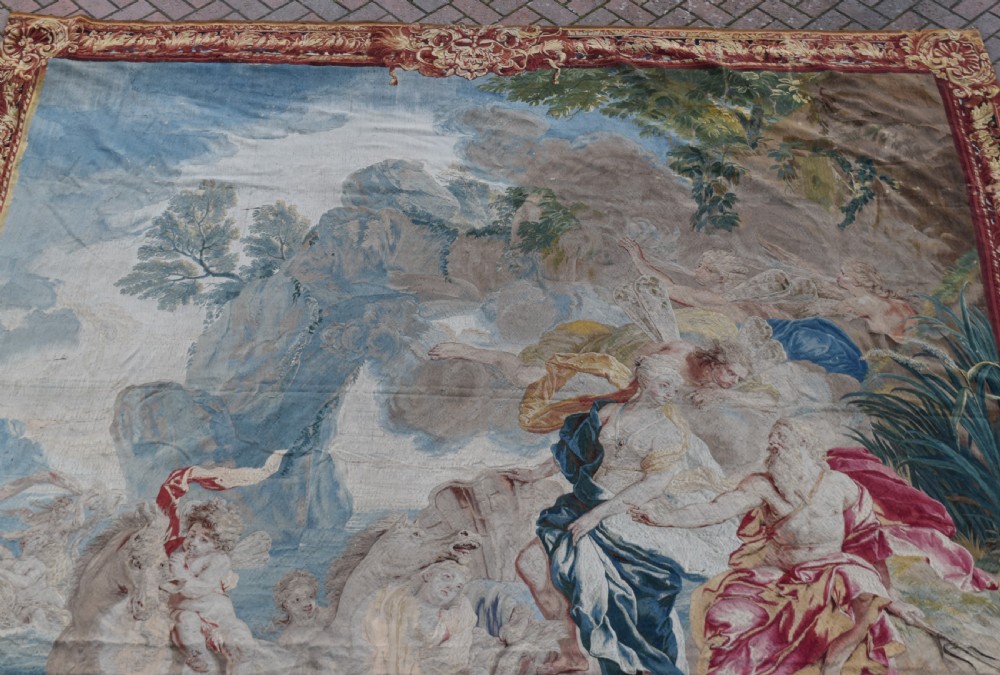 Very fine Flemish tapestry depicting Neptune  View IX