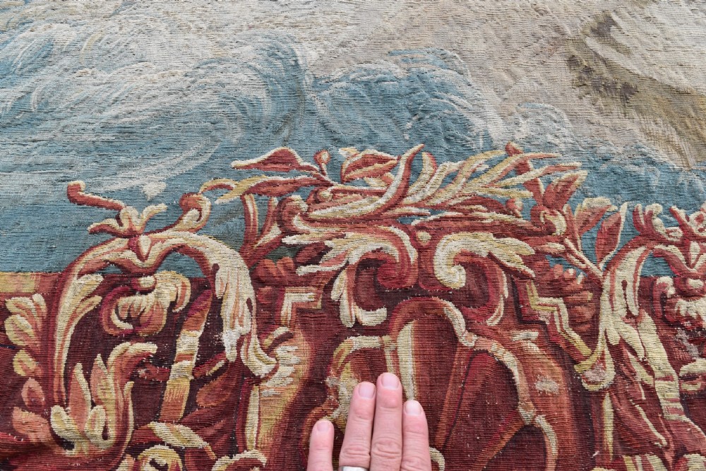 Very fine Flemish tapestry depicting Neptune  View X