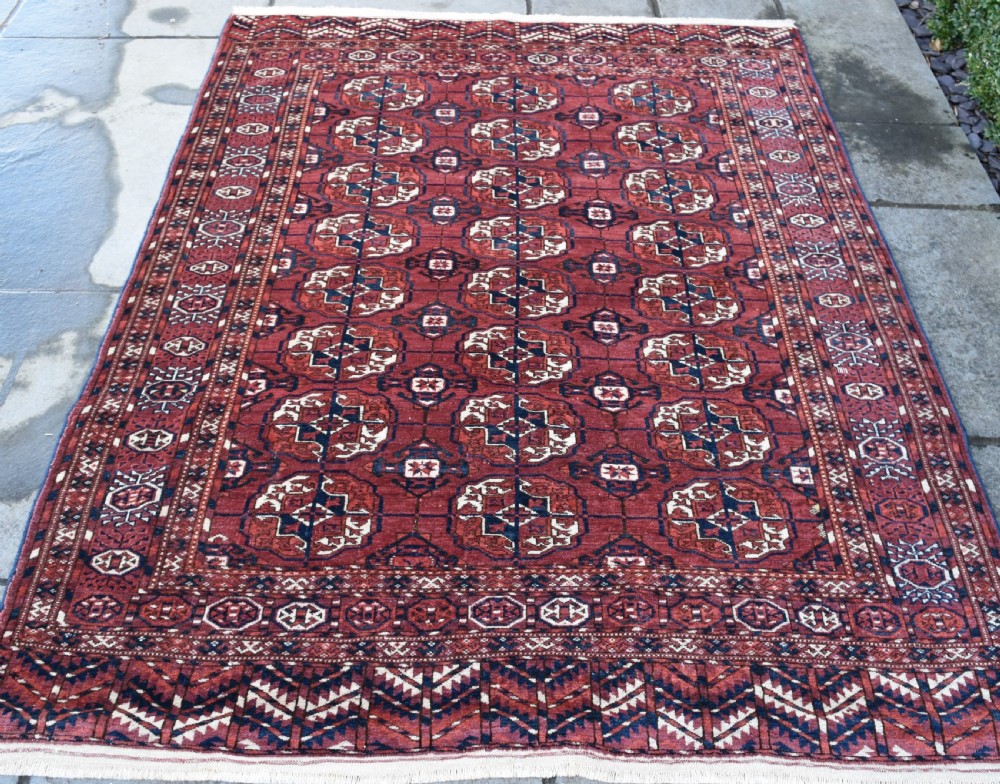 antique Tekke Turkman rug 190x137 cm View II