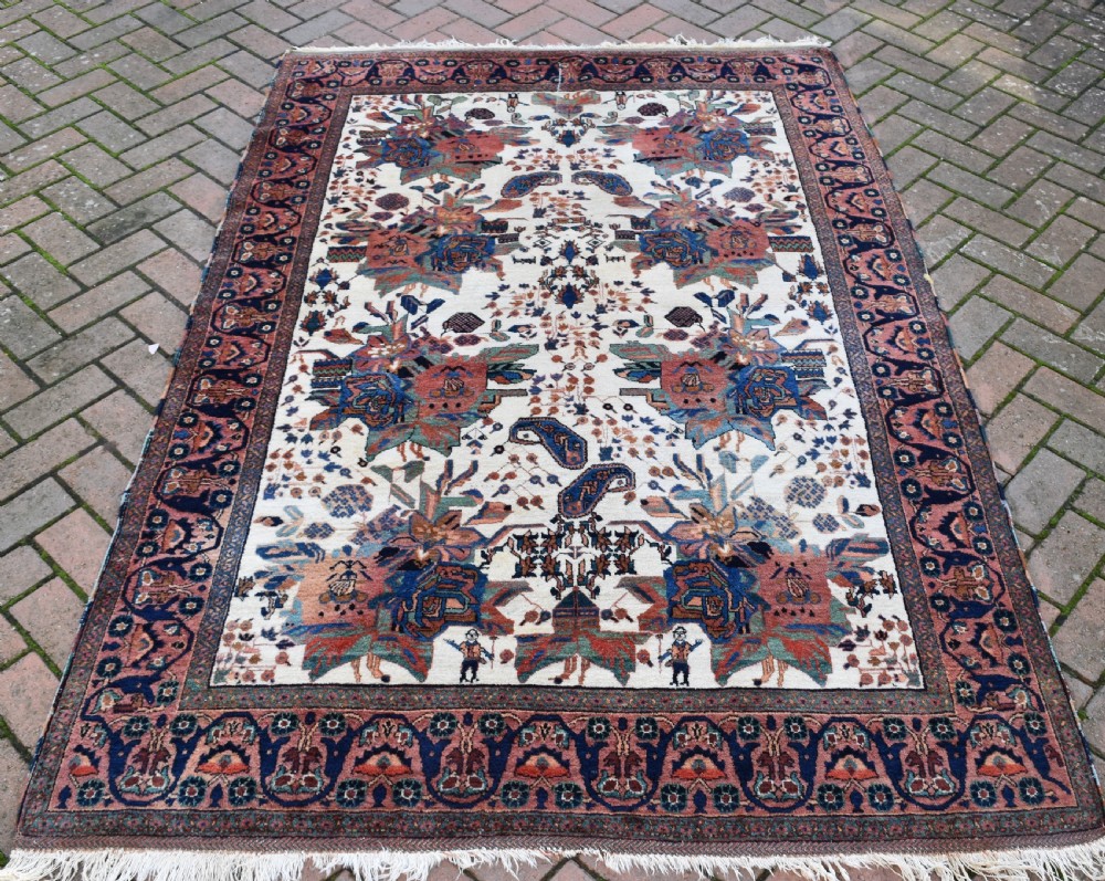 Old Shahar Bebek Afshar rug 214x146cm View II