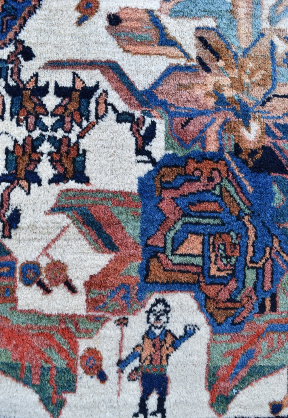 Old Shahar Bebek Afshar rug 214x146cm View III