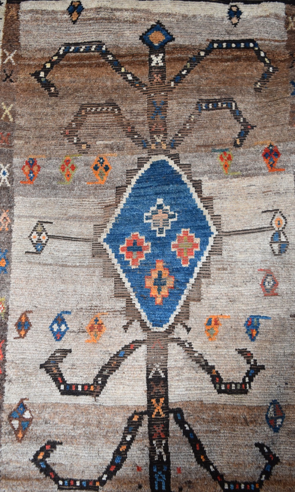 Antique Gabbeh tribal rug 229x139cm View II