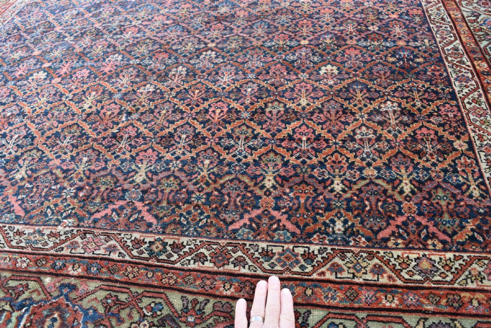 Fine antique Ferahan carpet 390x199cm View II
