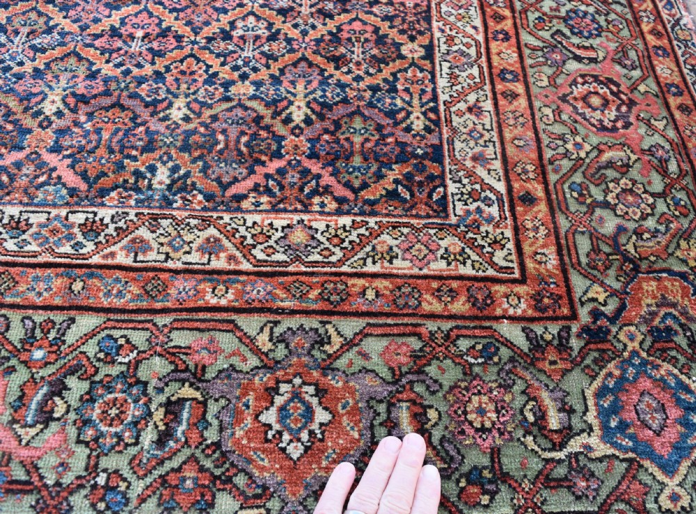 Fine antique Ferahan carpet 390x199cm View III