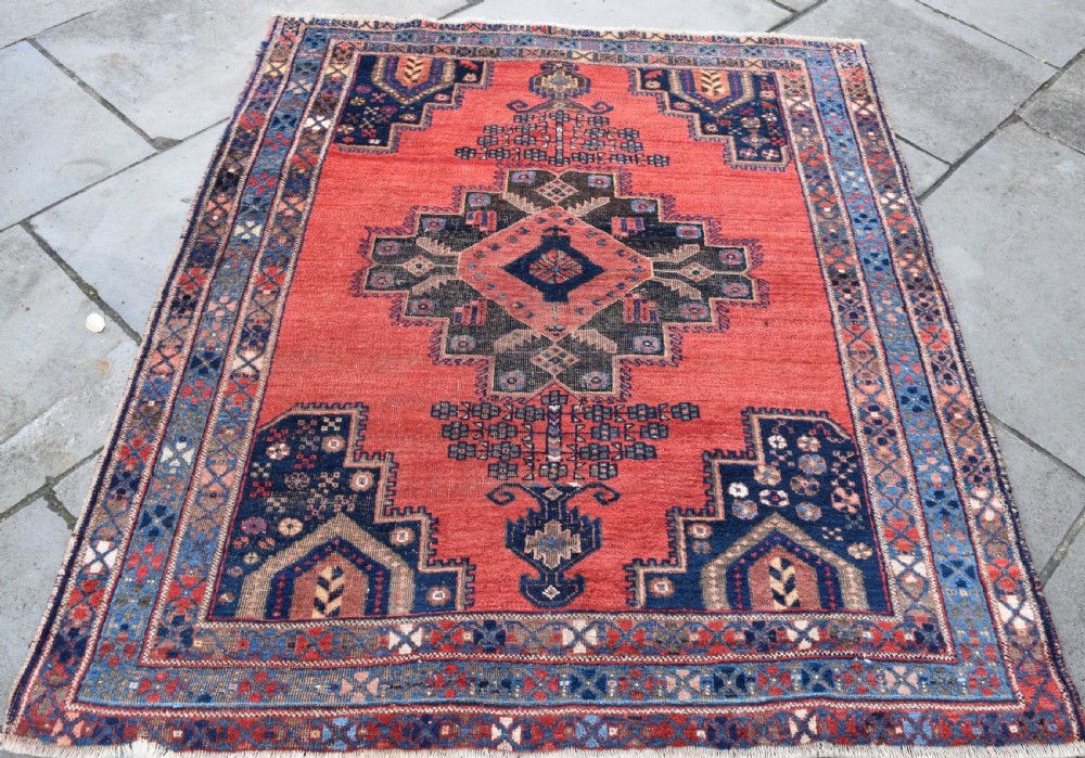 Old Afshar tribal rug 180x148cm