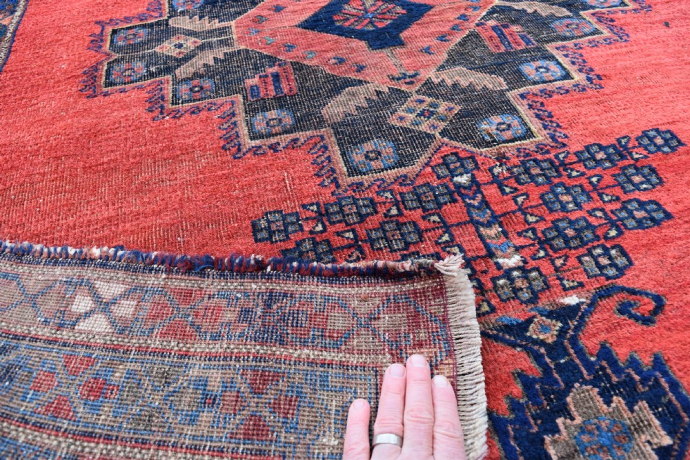 Old Afshar tribal rug 180x148cm View IV