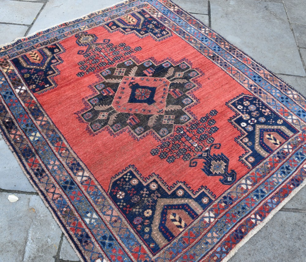Old Afshar tribal rug 180x148cm View V