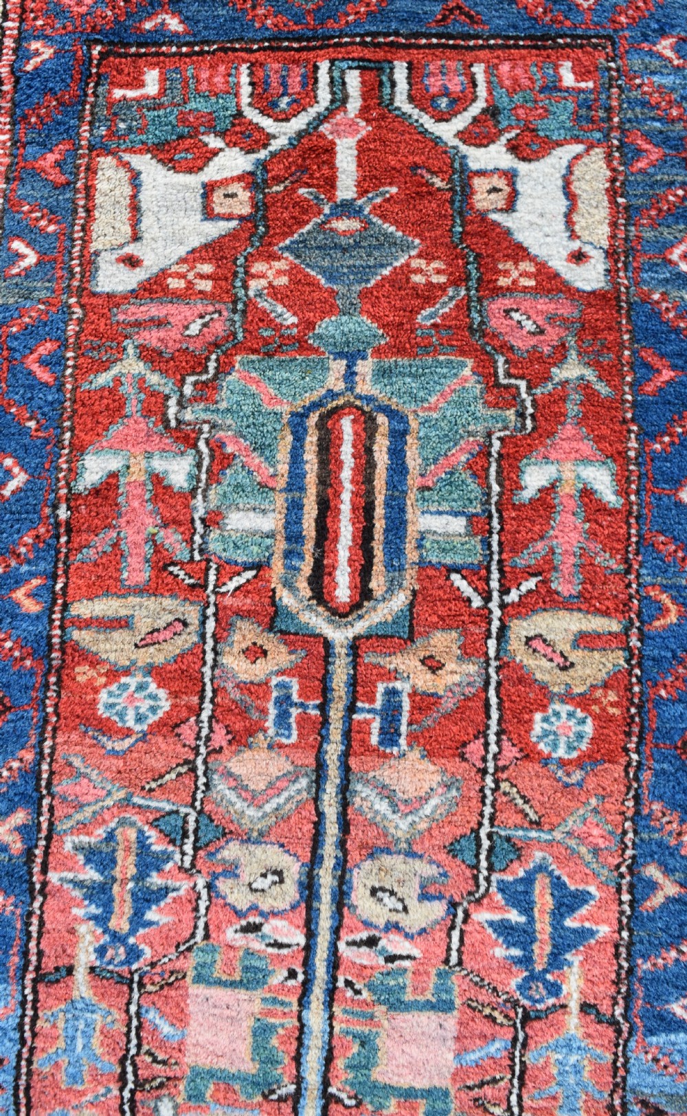 Good antique Heriz runner 330x97 cm View II