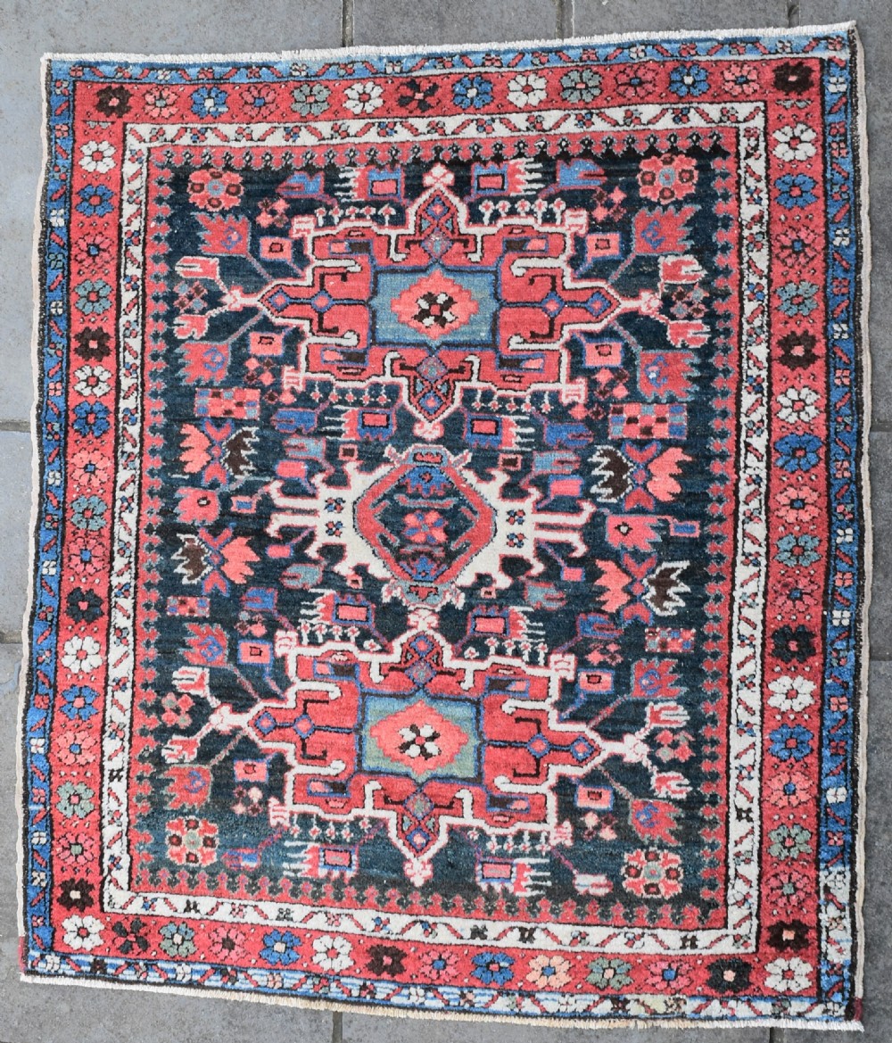 Good antique Karaja rug 136x120 cm