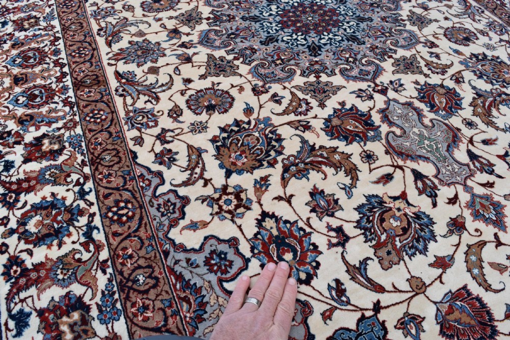 Very Fine Serafian Isfahan  Rug 234x147 CM View IV