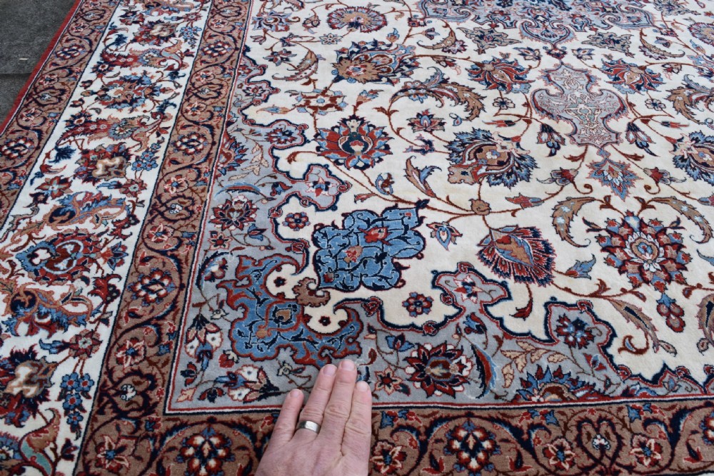 Very Fine Serafian Isfahan  Rug 234x147 CM View VI