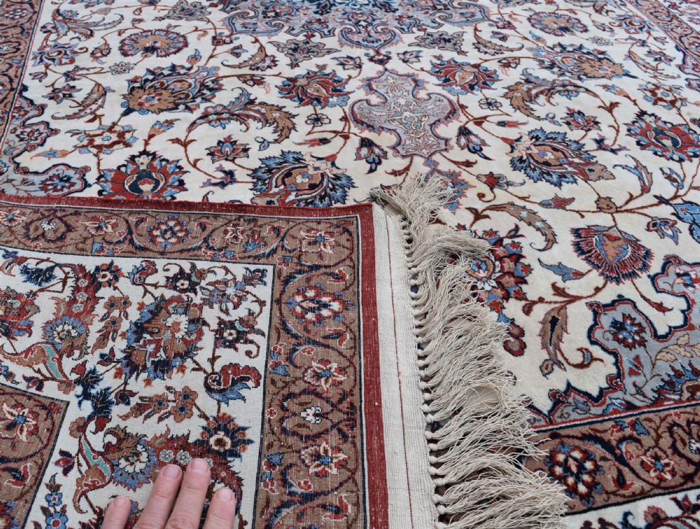 Very Fine Serafian Isfahan  Rug 234x147 CM View VII
