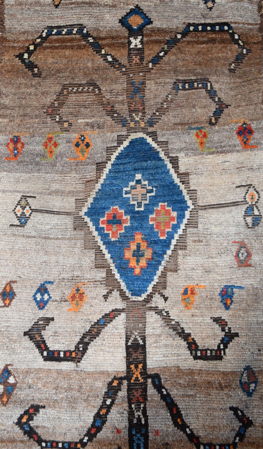 Antique Asgai Gabbeh tribal rug 229x139 cm View II