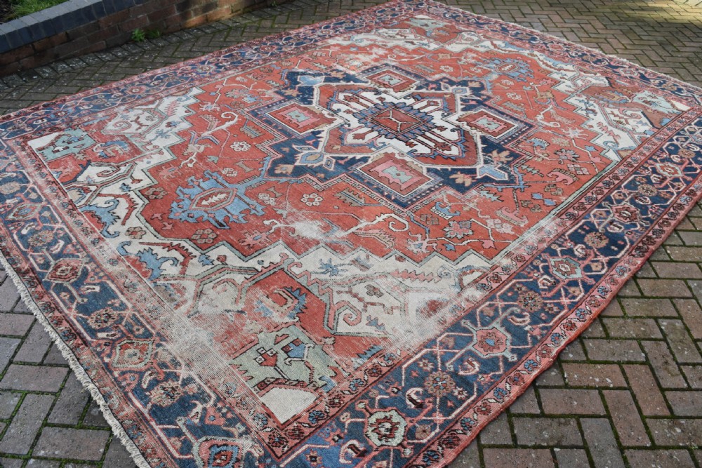 Antique Serapi Carpet 374 x 260cm View IX