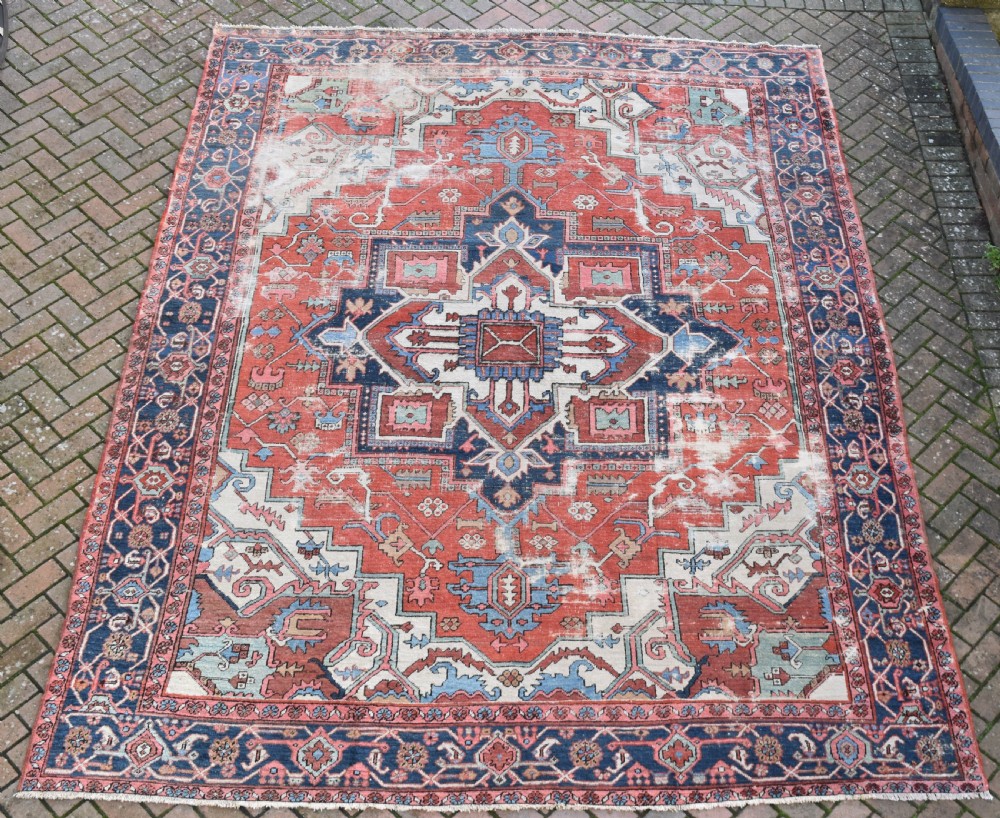 Antique Serapi Carpet 374 x 260cm View XIII