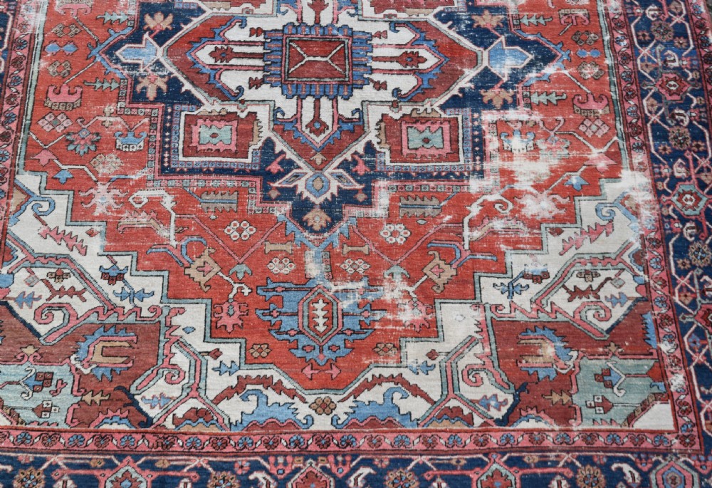 Antique Serapi Carpet 374 x 260cm View XIV