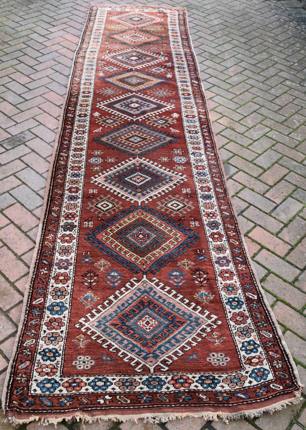 Antique Shassavan runner 386x96CM