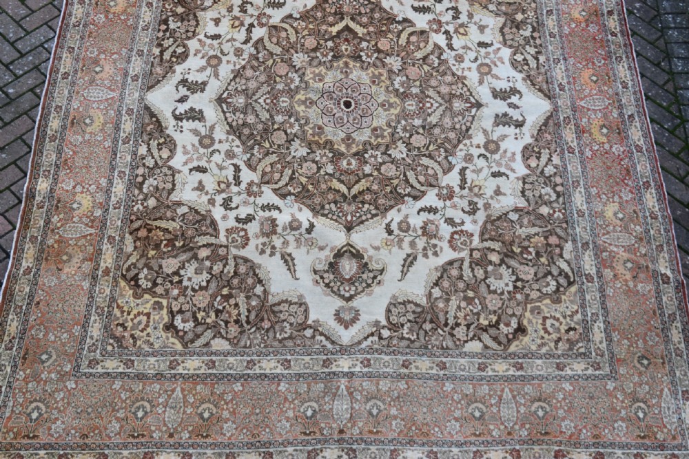 Antique Tabriz roomsize carpet  382x285 cm View VI