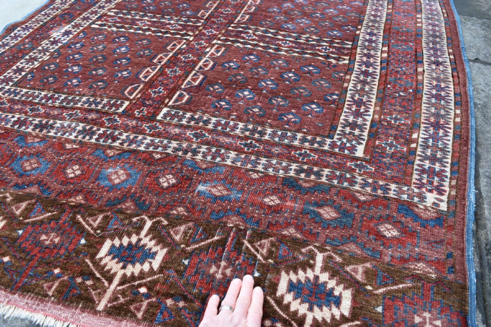 Antique Turkman Yomud Ensi 154x133 cm View II