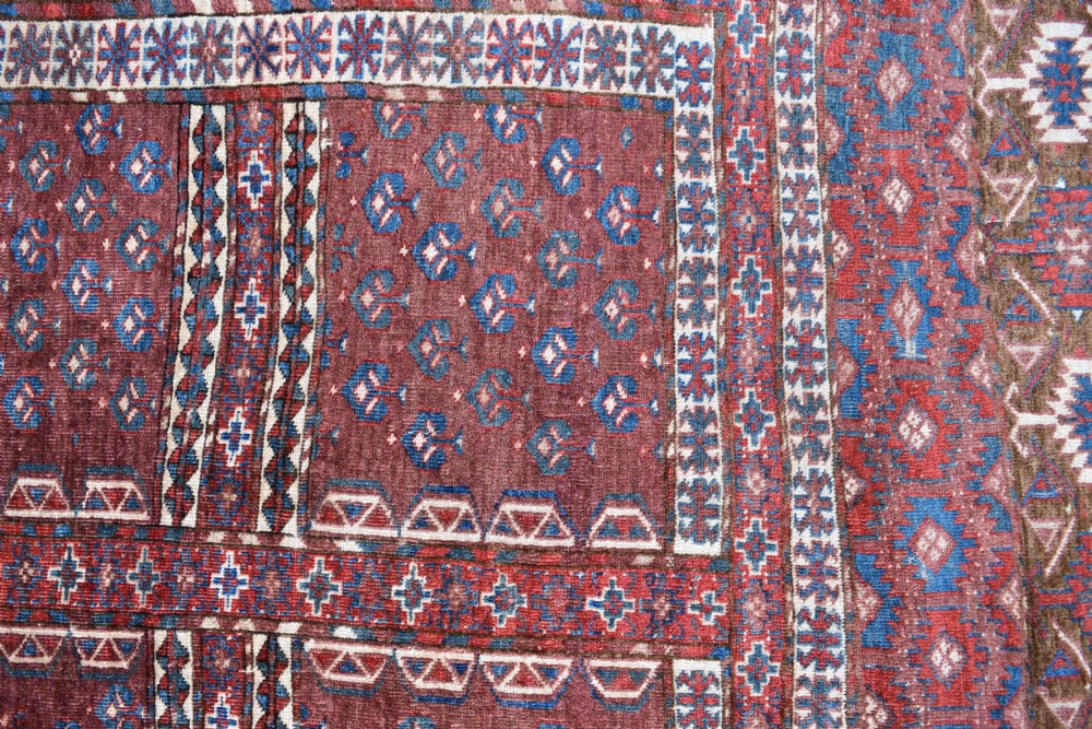 Antique Turkman Yomud Ensi 154x133 cm View III