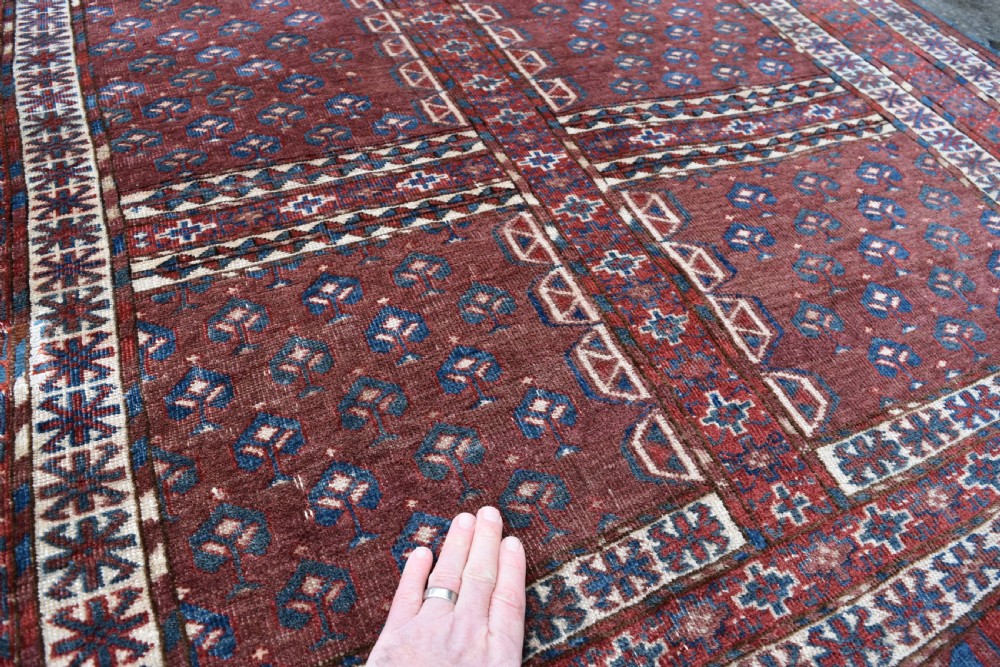 Antique Turkman Yomud Ensi 154x133 cm View V