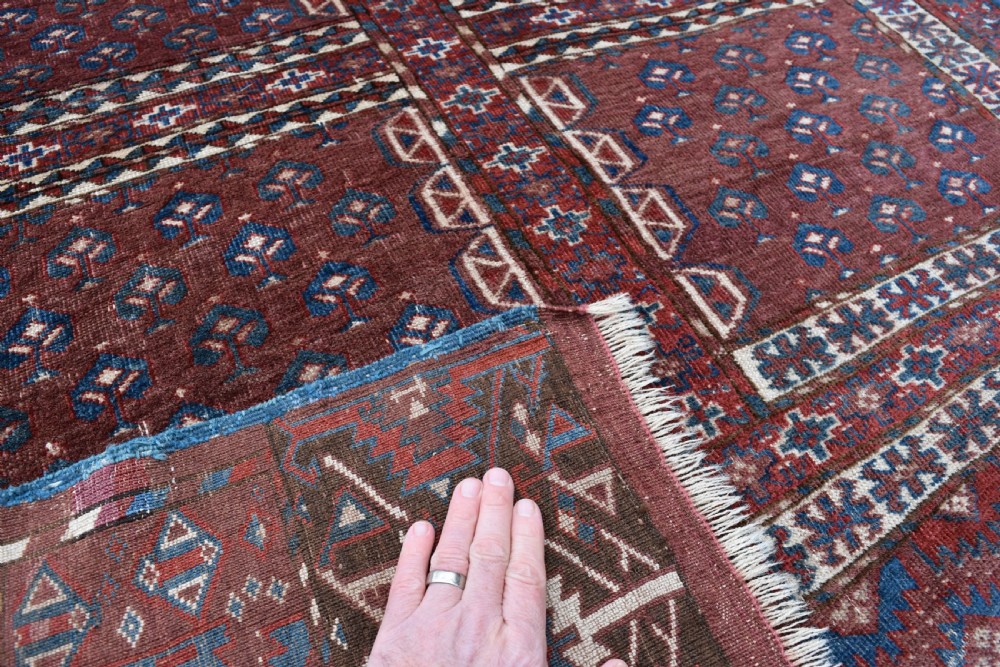 Antique Turkman Yomud Ensi 154x133 cm View VI