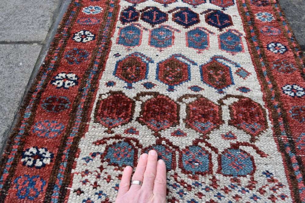 Antique Kurdish very  narrow runner 206x65 cm View IV