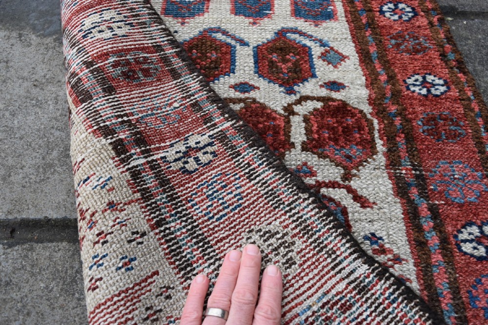 Antique Kurdish very  narrow runner 206x65 cm View V