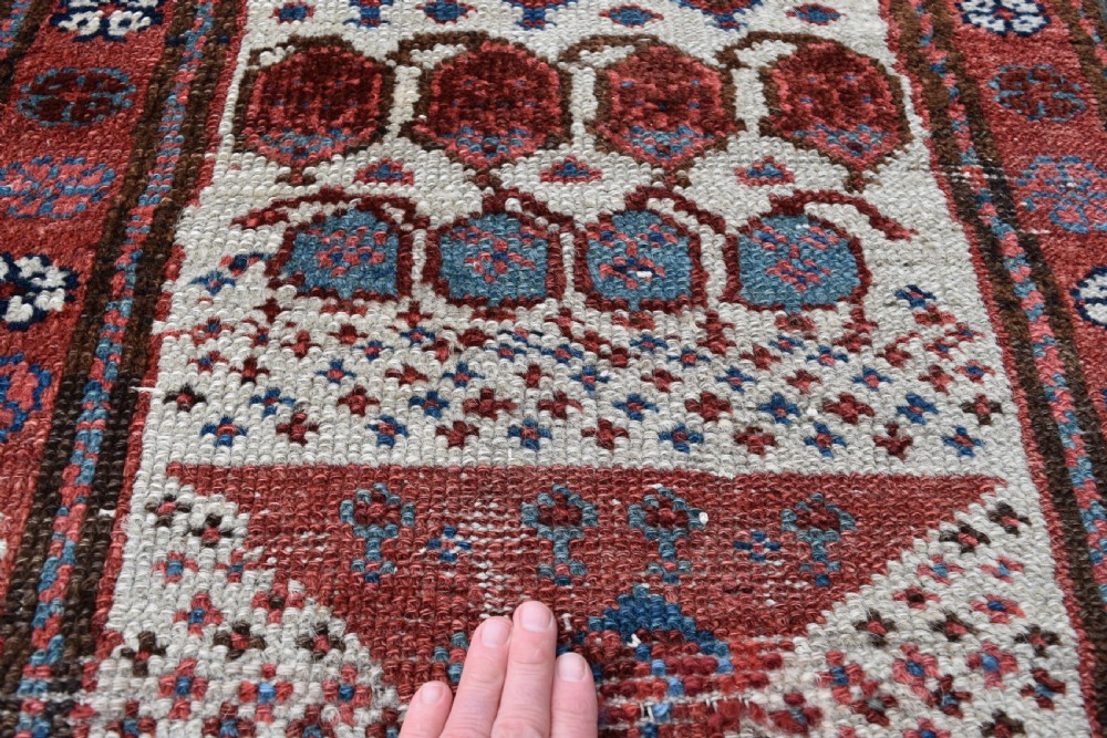 Antique Kurdish very  narrow runner 206x65 cm View VI
