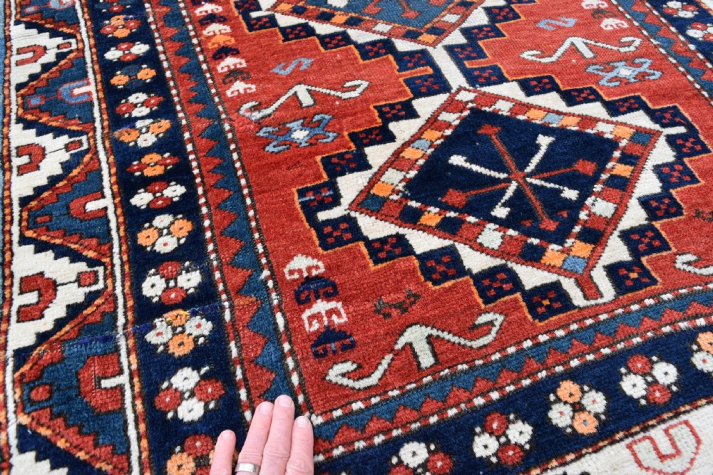 Antique Kazak rug 185x130 cm View III