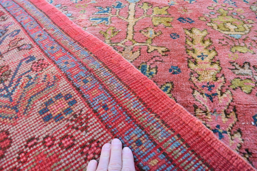 antique Ushak carpet 395x328cm View IX